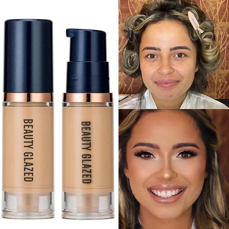 6 Colors Waterproof Liquid Foundation BB Cream Matte Base Primer Moisturizing Concealer Isolation Contour Face Make Up Cosmetics