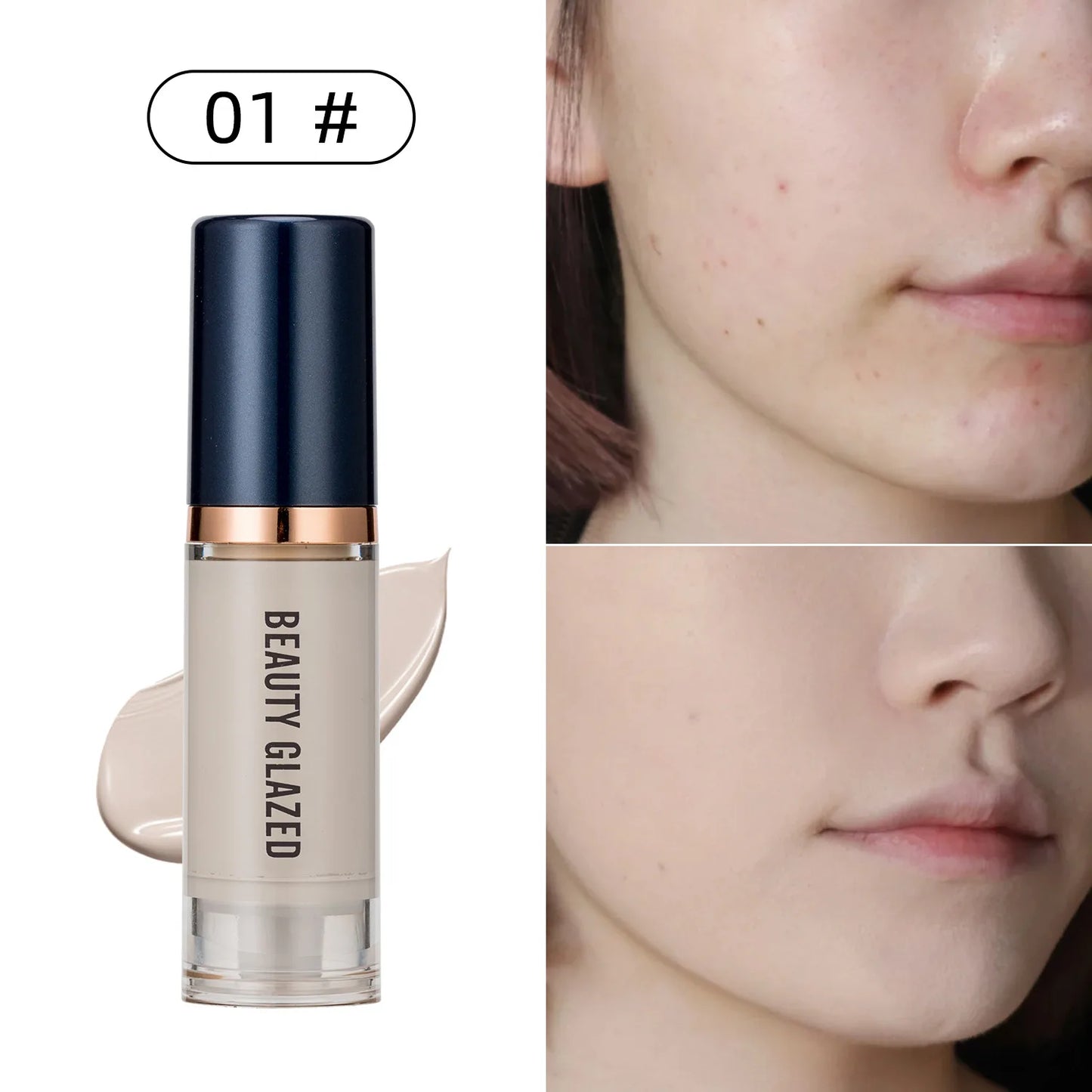 6 Colors Waterproof Liquid Foundation BB Cream Matte Base Primer Moisturizing Concealer Isolation Contour Face Make Up Cosmetics