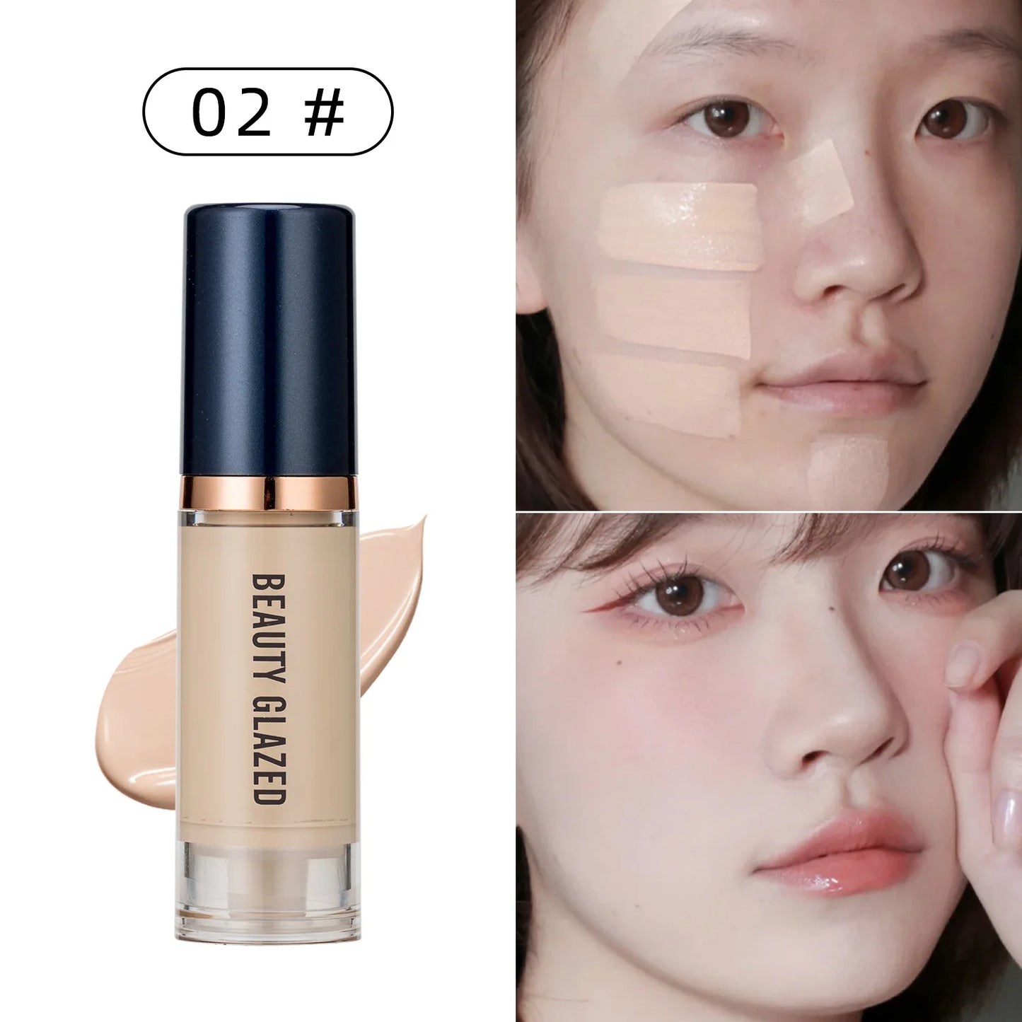 6 Colors Waterproof Liquid Foundation BB Cream Matte Base Primer Moisturizing Concealer Isolation Contour Face Make Up Cosmetics