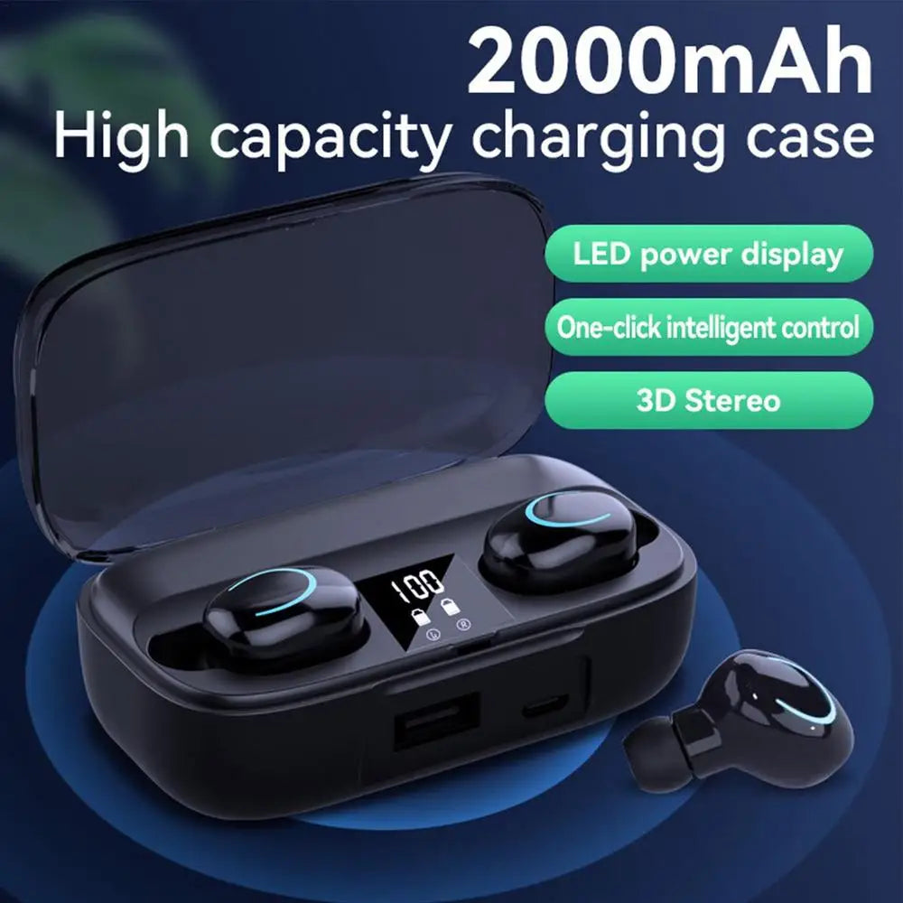 Waterproof Earbuds Bluetooths Wireless Wireless Earbuds Bluetooths Headphones With Wireless Charging Case Bluetooths Wireless