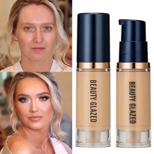 6 Colors Waterproof Liquid Foundation BB Cream Matte Base Primer Moisturizing Concealer Isolation Contour Face Make Up Cosmetics